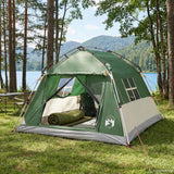 Tenda istantanea resistente all'acqua 3 persona 3 persone Verde