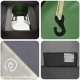 3 persona 3 persone Verde Poliestere 185T con rivestimento PU