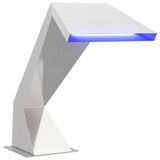Cascata della Piscina Acciaio Inox 63,5 x 29 x 51 cm Argento