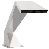 Cascata della Piscina Acciaio Inox 63,5 x 29 x 51 cm Argento