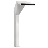 Cascata della Piscina Acciaio Inox 50 x 30 x 90 cm Argento