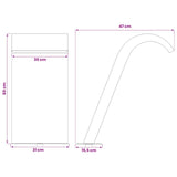 Fontana da Piscina Argento 47 x 31 x 60 cm Acciaio Inox