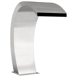 Fontana da Piscina Argento 60 x 30 x 70 cm Acciaio Inox