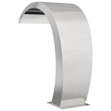 Fontana da Piscina Argento 60 x 30 x 70 cm Acciaio Inox