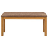 Panchina da pranzo 95 x 32 x 45 cm Legno di Quercia Massello