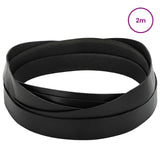 Cinturino in pelle Nero 200 x 3,5 cm Pelle