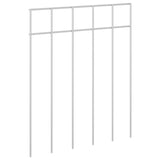 Pannello di Recinzione da Giardino 12 pcs Acciaio zincato