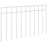 Pannello di Recinzione da Giardino 48 pcs Acciaio zincato