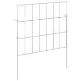 Recinzione da Giardino con Picchetti 24 pcs 35 x 30 cm Mesh