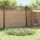 Recinzione da Giardino con Picchetti 12 pcs 55 x 30 cm Mesh