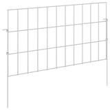 Recinzione da Giardino con Picchetti 12 pcs 55 x 30 cm Mesh
