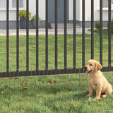 Recinzione da Giardino con Picchetti 12 pcs 115 x 30 cm Mesh