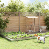 Recinzione da Giardino con Picchetti 12 pcs 55 x 50 cm Mesh
