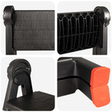 Scala Nero e Rosso 46 x 30 x 63 cm PP ed elastomero