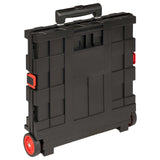 Carrello Nero e Rosso 35 x 39 x 92 cm PP ed elastomero