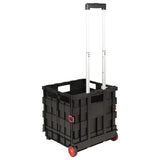 Carrello Nero e Rosso 35 x 39 x 92 cm PP ed elastomero