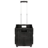 Carrello Nero e Rosso 35 x 39 x 92 cm PP ed elastomero