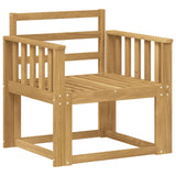 Set di divani da esterno Legno di Acacia Massello Bianco
