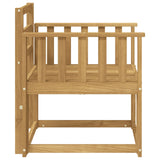 Set di divani da esterno Legno di Acacia Massello Bianco