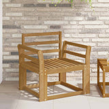 Set di divani da esterno Legno di Acacia Massello Bianco