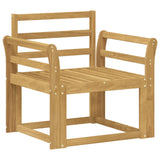 Set di divani da esterno Legno di Acacia Massello Bianco