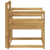 Set di divani da esterno Legno di Acacia Massello Bianco