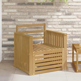 Set di divani da esterno Legno di Acacia Massello Bianco