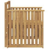 Set di divani da esterno Legno di Acacia Massello Bianco