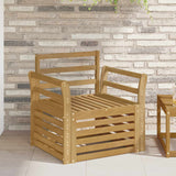 Set di divani da esterno Legno di Acacia Massello Bianco