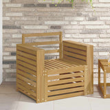 Set di divani da esterno Legno di Acacia Massello Bianco