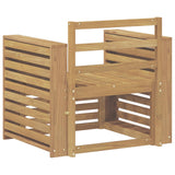 Set di divani da esterno Legno di Acacia Massello Bianco
