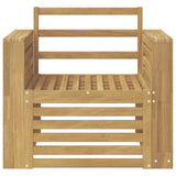Set di divani da esterno Legno di Acacia Massello Bianco
