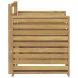 Set di divani da esterno Legno di Acacia Massello Bianco