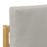 Set di divani da esterno Poliestere Bianco