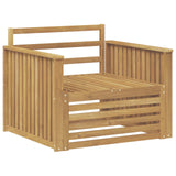 Divano da esterno Legno di Acacia Massello Bianco