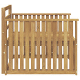 Divano da esterno Legno di Acacia Massello Bianco