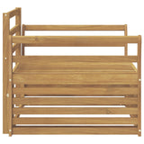 Divano da esterno Legno di Acacia Massello Bianco