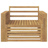 Divano da esterno Legno di Acacia Massello Bianco