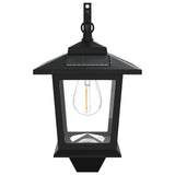 Lampada da Muro with LED Bulb 2 pz Nero 19 x 14 x 25 cm
