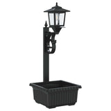 Applique con Vaso with LED Bulb Nero 29 x 28 x 74 cm ABS e PP