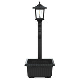 Applique con Vaso with LED Bulb Nero 29 x 28 x 74 cm ABS e PP