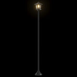 Set di Lampioni with LED Bulb 2 pz Nero 16 x 16 x 156 cm