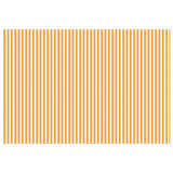 Telo di ricambio per tenda da sole Giallo e Bianco 400  300 cm