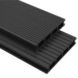 Pavimento da Deck 40 pcs Nero WPC