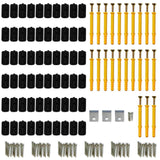 Pavimento da Deck 40 pcs Nero WPC