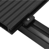Pavimento da Deck 48 pcs Nero WPC