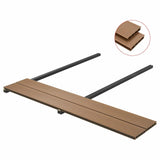 Pavimento da Deck 48 pcs Teak riciclato WPC