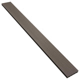 Pavimento da Deck 32 pcs Marrone Scuro WPC