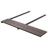 Pavimento da Deck 56 pcs Marrone Scuro WPC
