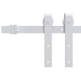 Porta scorrevole Naturale e Bianco 80 x 210 cm
